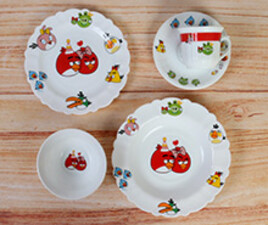 سرویس غذا خوری 5 تکه انگری بردز iropal