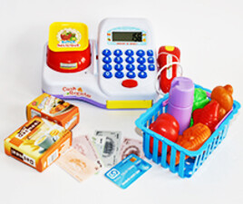 صندوق فروشگاهی با ماشین حساب