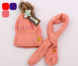 کلاه و شال گردن کرواتی (4-2سال)