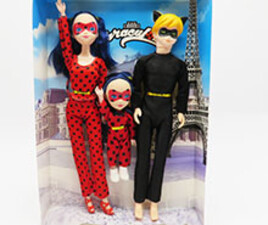 ست عروسک دختر کفشدوزکی