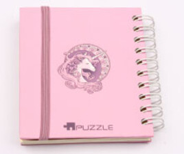 دفترچه یادداشت سیمی اسب تک شاخ (رنگبندی)