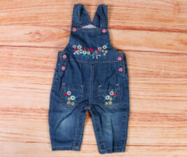 شلوار پیشبندی لاینردار نوزادی دخترانه بیبی پپ baby pep