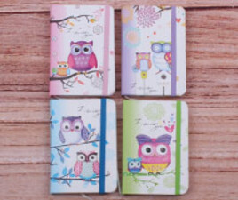 دفترچه یادداشت کش دار جغد