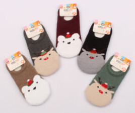 جوراب حوله ای استپ دار (7-5 سال)