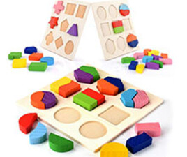 مونته سوری 9 تکه اشکال هندسی