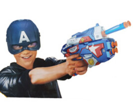 تفنگ ابری با ماسک کاپیتان آمریکا