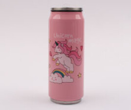 قمقمه نی دار استیل اسب تک شاخ