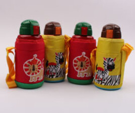 قمقمه استیل کیف دار و نی دار مک کوئین