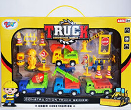 ست ماشینهای راهسازی با علائم