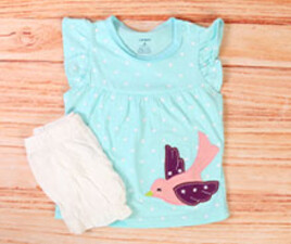 تونیک و شلوارک کارترز carters