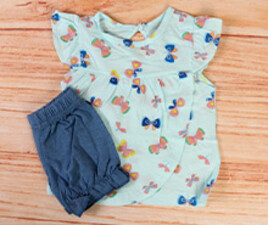 تونیک و شلوارک کارترز carters