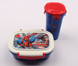 ست ظرف غذا و لیوان مرد عنکبوتی