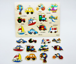 پازل پین دار چوبی