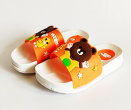 دمپایی خرسی نارنجی