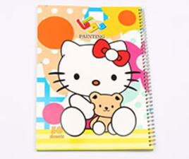 دفتر شطرنجی سیمی 50 برگ (رنگبندی)