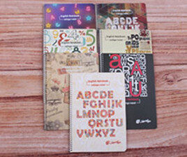 دفتر 50 برگ سیمی زبان (2 خط)