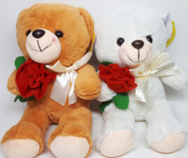 خرس پولیشی گل به دست