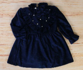 پیراهن مخمل و گل سر shendel