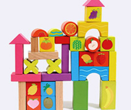 بلوک چوبی بریکس 33 قطعه برند MWZ