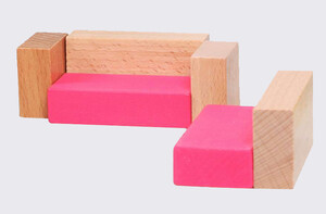 بلوک چوبی بریکس 33 قطعه برند MWZ