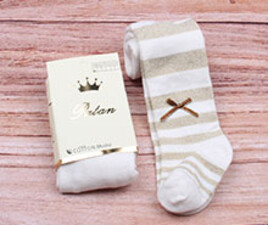 جوراب شلواری لمه راه راه