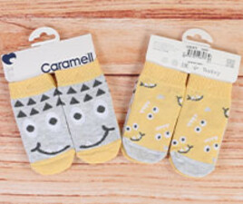 جوراب 2 عددی معطر caramell