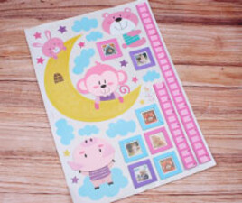 استیکر دیواری (دارای رنگبندی)