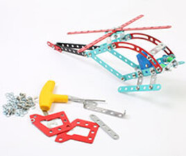 بازی ساختنی فلزی هلی کوپتر 161 قطعه