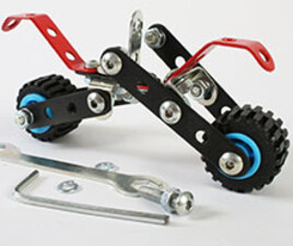 بازی ساختنی فلزی موتور سیکلت در 4 طرح