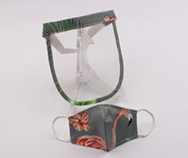 ست ماسک و شیلد فلامینگو