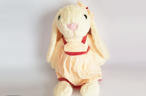 خرگوش پشمالو لباس دار