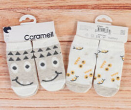 جوراب 2 عددی معطر caramell