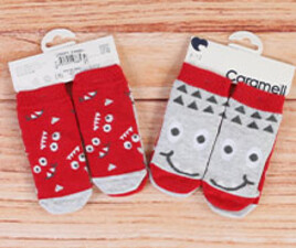 جوراب 2 عددی معطر caramell