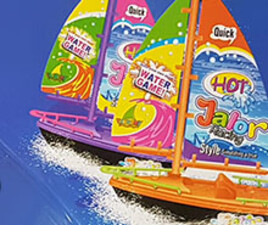 قایق اسباب بازی باطری خور