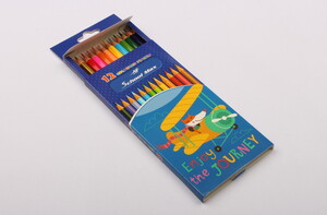مداد رنگی 12 رنگ School max