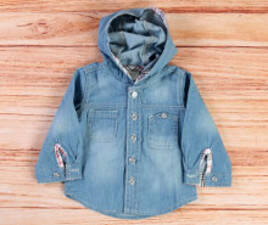 شومیز نوزادی کلاهدار long wababy