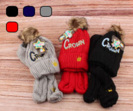 کلاه و شال گردن توکرک (7-4 سال)