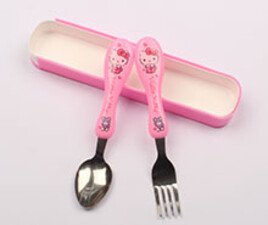 ست قاشق و چنگال Hello Kitty