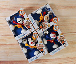 عروسک جغجغه ای مفصلیbaby 4 life