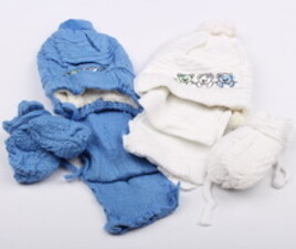 کلاه و شال و دستکش (6-0 ماه)