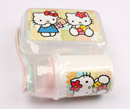 ست ظرف غذا، لیوان و قاشق (دارای رنگبندی)