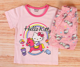 تیشرت و شلوارک هلو کیتی kai kai wangzi