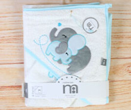 ست حوله کلاهدار و لیف mother care