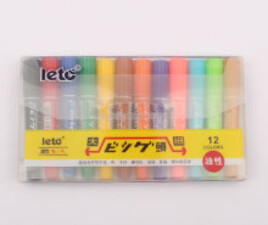 ماژیک 12 رنگ دو سر