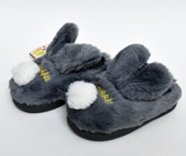 دمپایی پولیشی خرگوشی (طوسی)