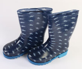 چکمه پلاستیکی ستاره سورمه ای