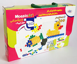 بازی آموزشی موزاییک 100 مهره