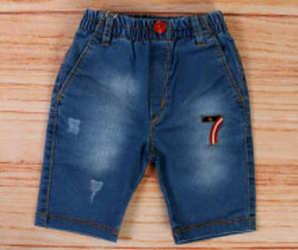 شلوارک جین کمرکش safa