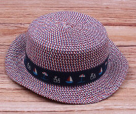 کلاه حصیری لبه دار (دارای سایزبندی)