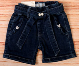 شلوارک جین کمرکش t.b.b